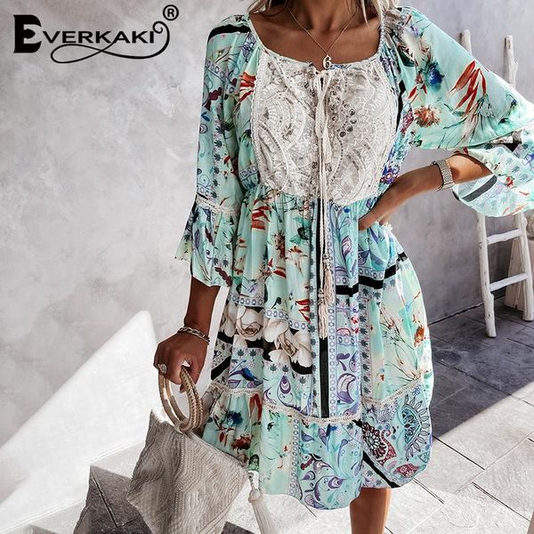 casual dresses everkaki lace embroidery sequin mini women summer beach tassel floral print party elegant boho loose dress female 2021, Black;gray
casual dresses everkaki lace embroidery sequin mini women summer beach tassel floral print party elegant boho loose dress female 2021, Black;gray