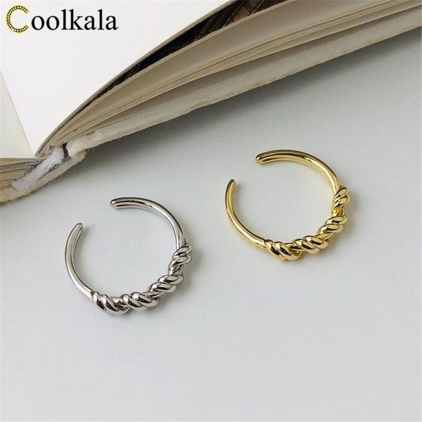 wedding rings coolkala 2021 s925 sterling silver hand decoration personalized knot wind ins net red design ring, Slivery;golden
wedding rings coolkala 2021 s925 sterling silver hand decoration personalized knot wind ins net red design ring, Slivery;golden