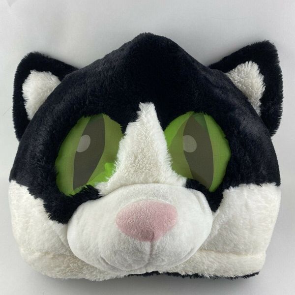 mascot costumescat mascot head plush large mask costume black plush mask, Red;yellow
mascot costumescat mascot head plush large mask costume black plush mask, Red;yellow