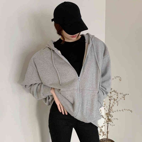 women's hoodies & sweatshirts solid color cotton women oversized zipper hoodie cardigan pocket loose casual street boyfriend style, Black
women's hoodies & sweatshirts solid color cotton women oversized zipper hoodie cardigan pocket loose casual street boyfriend style, Black