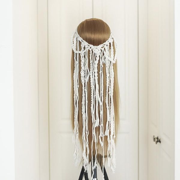 tapestries handwoven macrame cotton headband wedding boho headpiece tiara headdress bridal f2tb
tapestries handwoven macrame cotton headband wedding boho headpiece tiara headdress bridal f2tb