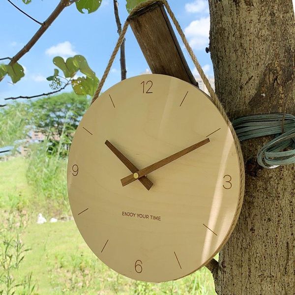 wall clocks simple thin clock vintage wood nordic modern design round minimalist room classic horloge korean decor 
wall clocks simple thin clock vintage wood nordic modern design round minimalist room classic horloge korean decor