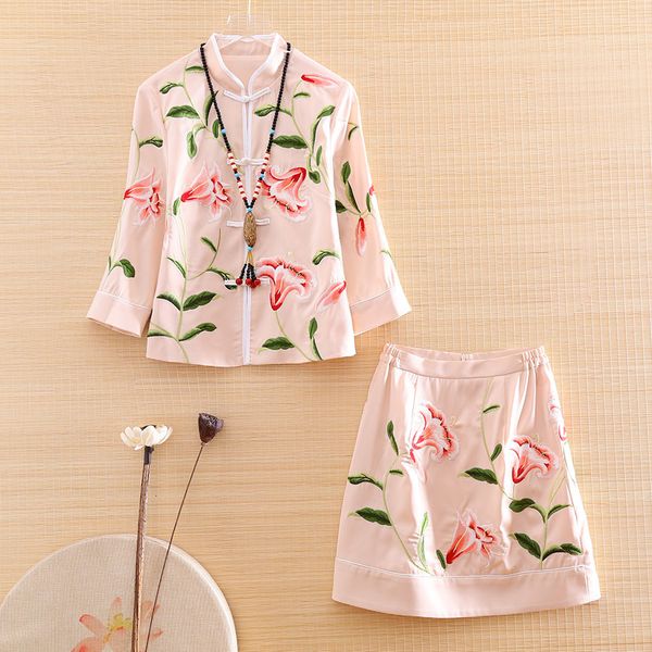 ladies skirt spring two pieces woman set high-end embroidery coat+ elegant floral skirt lady suit female s-xxl, White
ladies skirt spring two pieces woman set high-end embroidery coat+ elegant floral skirt lady suit female s-xxl, White