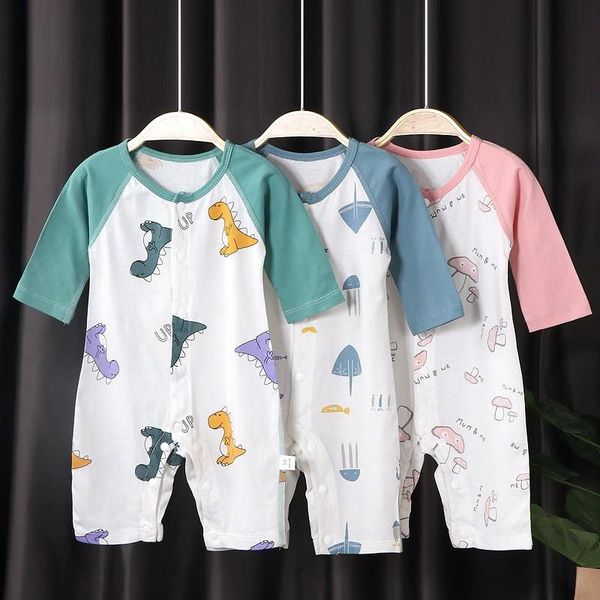 jumpsuits baby one-piece climbing clothes summer thin cotton rompers born boys girls long-sleeved air-conditioned pajamas clothing, Blue
jumpsuits baby one-piece climbing clothes summer thin cotton rompers born boys girls long-sleeved air-conditioned pajamas clothing, Blue