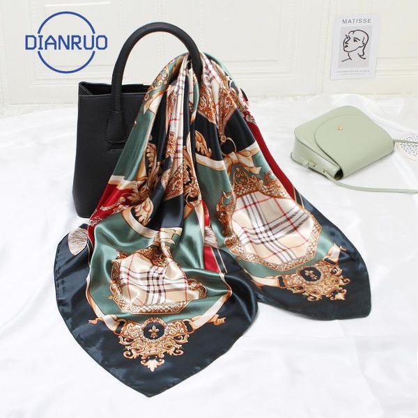 scarves dianruo fashion for women shawl print silk satin hijab scarf female bandana 90*90cm square shawls scarfs ladies n553, Blue;gray
scarves dianruo fashion for women shawl print silk satin hijab scarf female bandana 90*90cm square shawls scarfs ladies n553, Blue;gray