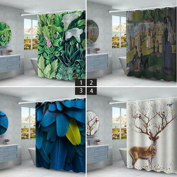 feather shower curtain set 3d print bathroom decor with hooks 72"x72" curtains
feather shower curtain set 3d print bathroom decor with hooks 72"x72" curtains