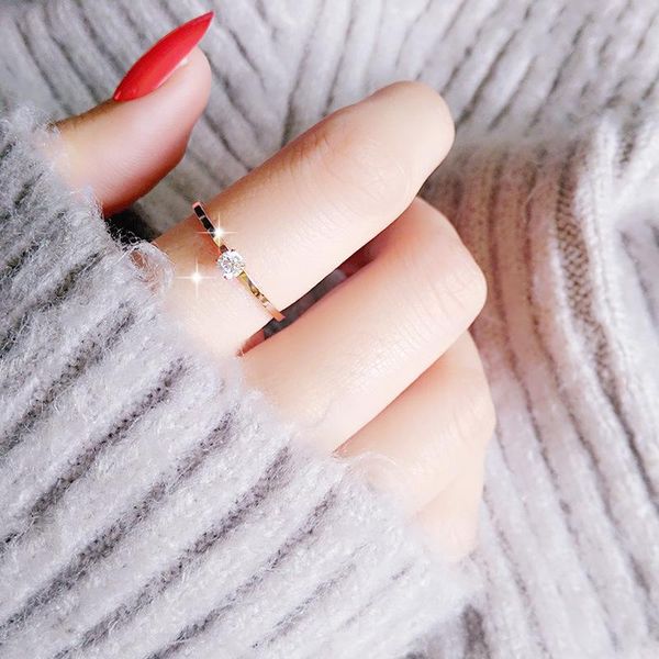 wedding rings korean style shinning crystal elegant thin finger for women no fading stainless steel ring jewelry female, Slivery;golden
wedding rings korean style shinning crystal elegant thin finger for women no fading stainless steel ring jewelry female, Slivery;golden