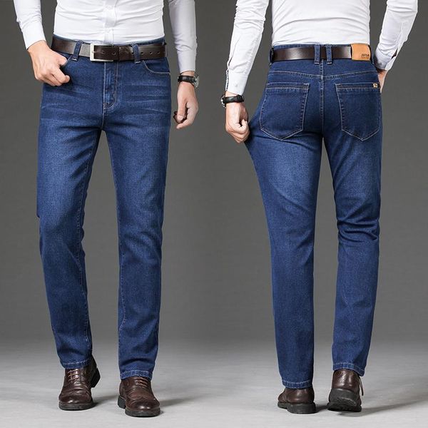 men's jeans cotton denim pants brand classic clothes overalls straight trousers for men black oversize large size 35 40 42 44 46, Blue
men's jeans cotton denim pants brand classic clothes overalls straight trousers for men black oversize large size 35 40 42 44 46, Blue
