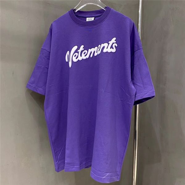 vetements summer purple t shirts women men quality vetements streetwear 3d embroidery t-shirts, White;black
vetements summer purple t shirts women men quality vetements streetwear 3d embroidery t-shirts, White;black