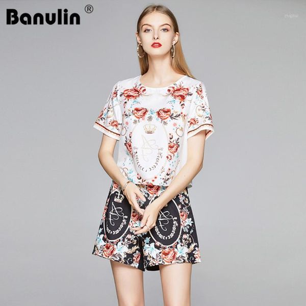 runway summer two piece set women's short sleeve o-neck floral print shirt + vintage mini wide leg shorts suit outfits dress, White
runway summer two piece set women's short sleeve o-neck floral print shirt + vintage mini wide leg shorts suit outfits dress, White