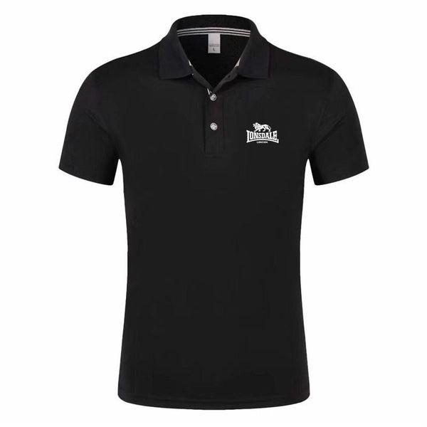 men's polos lonsdale summer shirt casual lion print cotton short sleeve large capacity men, White;black
men's polos lonsdale summer shirt casual lion print cotton short sleeve large capacity men, White;black