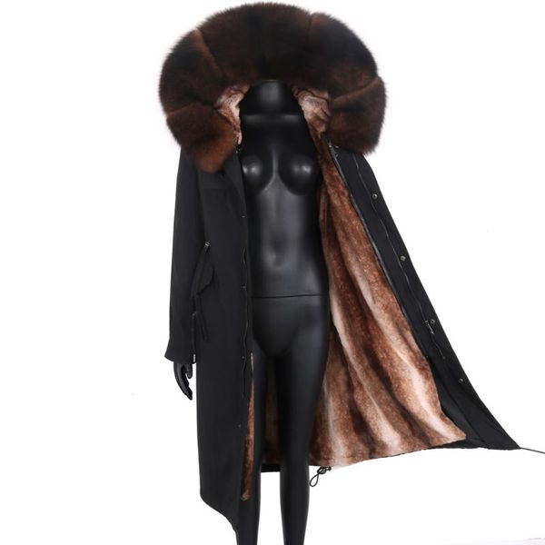 women's fur & faux fashion winter parka women natural coat real jacket thick warm detachable collar and liner famale, Black
women's fur & faux fashion winter parka women natural coat real jacket thick warm detachable collar and liner famale, Black