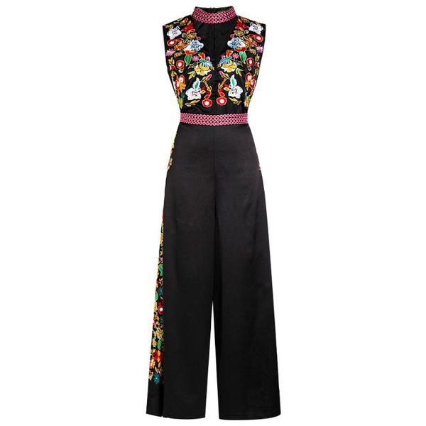 women's jumpsuits & rompers red roosarosee designer 2021 summer women hollow-out collar sleeveless wide-legged jumpsuit embroidery holi, Black;white
women's jumpsuits & rompers red roosarosee designer 2021 summer women hollow-out collar sleeveless wide-legged jumpsuit embroidery holi, Black;white