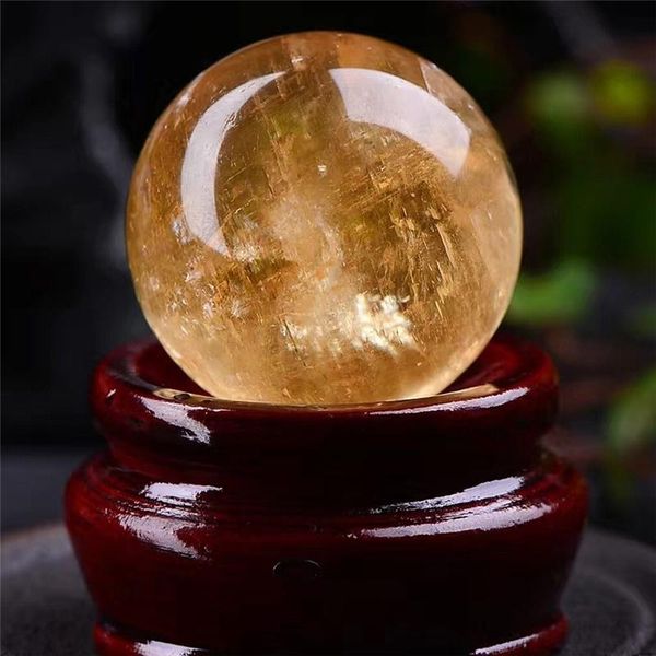 decorative objects & figurines 4cm diameter natural yellow calcite feng shui ball with various shades of rough polished crystal ornaments (w
decorative objects & figurines 4cm diameter natural yellow calcite feng shui ball with various shades of rough polished crystal ornaments (w