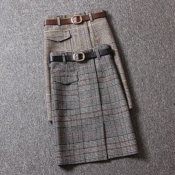 skirts 2021 autumn winter fashion woolen tartan skirt long style for women high waist split woman mujer faldas saias mulher, Black
skirts 2021 autumn winter fashion woolen tartan skirt long style for women high waist split woman mujer faldas saias mulher, Black