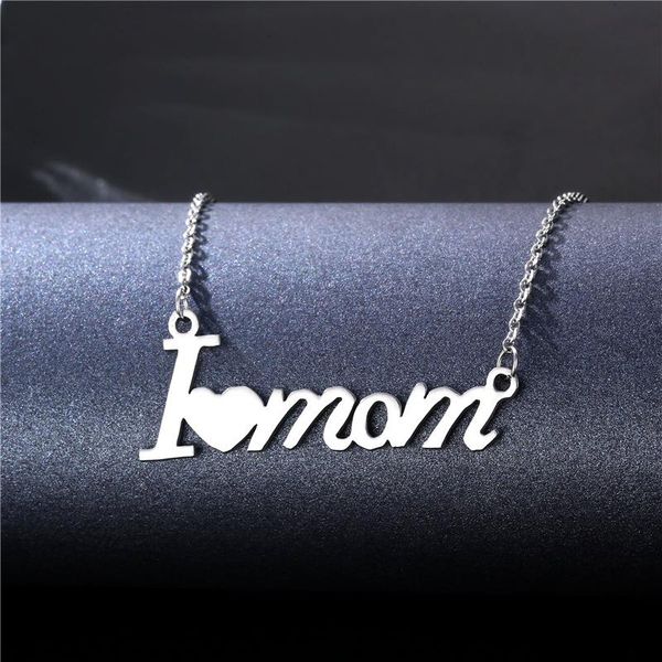 pendant necklaces i love mom sis mama letter necklace fashion stainless steel thin chains choker collar sweet trendy jewelry gifts, Silver
pendant necklaces i love mom sis mama letter necklace fashion stainless steel thin chains choker collar sweet trendy jewelry gifts, Silver