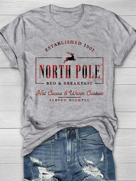 summer women's t-shirt christmas deer letter print round neck street casual home short-sleeved loose and comfortable, White
summer women's t-shirt christmas deer letter print round neck street casual home short-sleeved loose and comfortable, White