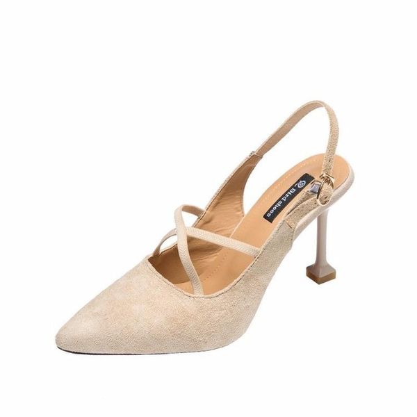women sandals female 2021 buckle strap shoes woman shallow solid flock pointed toe thin high heels pumps ladies, Black
women sandals female 2021 buckle strap shoes woman shallow solid flock pointed toe thin high heels pumps ladies, Black