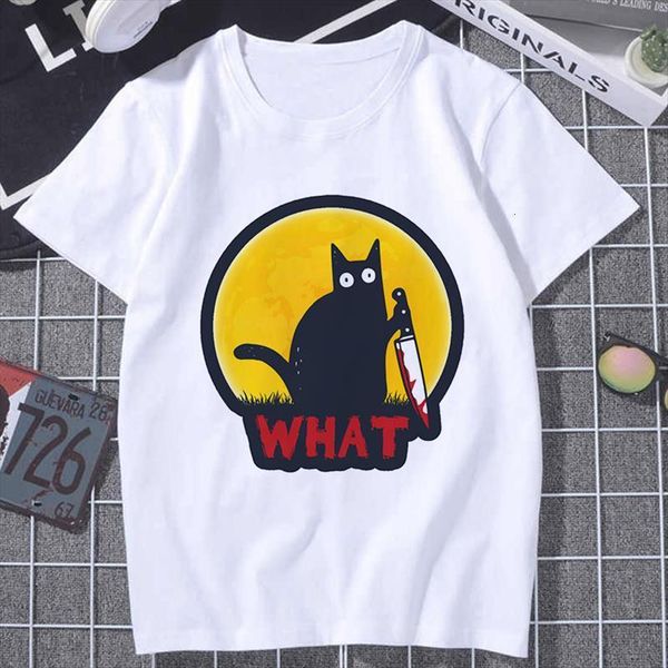 cat with a knife spoof men t shirts and women cartoon loose harajuku shirt dropshipping clothes vintage short sleeve, White;black
cat with a knife spoof men t shirts and women cartoon loose harajuku shirt dropshipping clothes vintage short sleeve, White;black