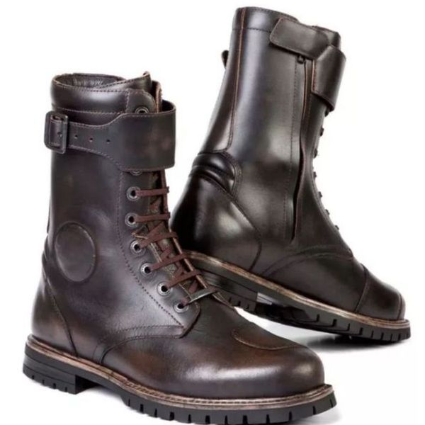 dress shoes men pu leather british fashion tube boots lace up round head engineer men's retro motorcycle xm413 qwp0, Black
dress shoes men pu leather british fashion tube boots lace up round head engineer men's retro motorcycle xm413 qwp0, Black