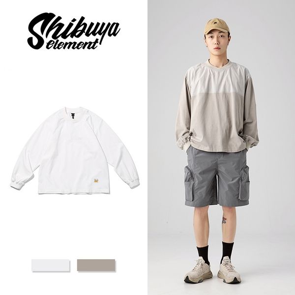 spring new american fashion street simple splicing loose round neck pullover men's baseball jacket, Black
spring new american fashion street simple splicing loose round neck pullover men's baseball jacket, Black
