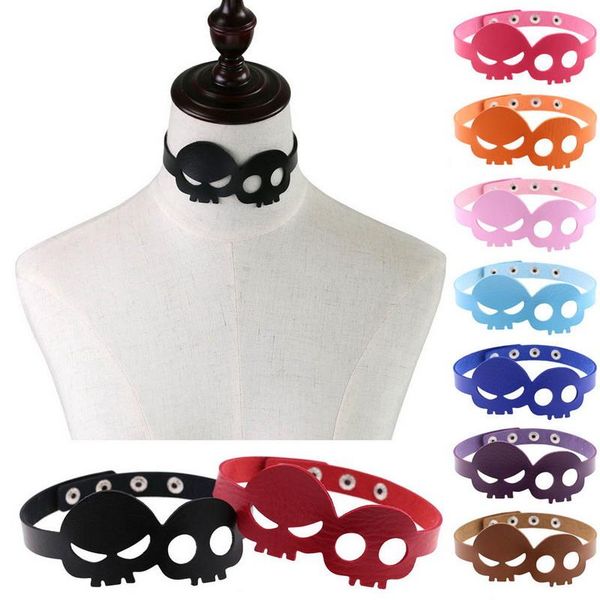 fashion punk retro multicoloured halloween leather choker necklace exaggerated adjustable skeleton kolye jewelry bijoux chokers, Golden;silver
fashion punk retro multicoloured halloween leather choker necklace exaggerated adjustable skeleton kolye jewelry bijoux chokers, Golden;silver