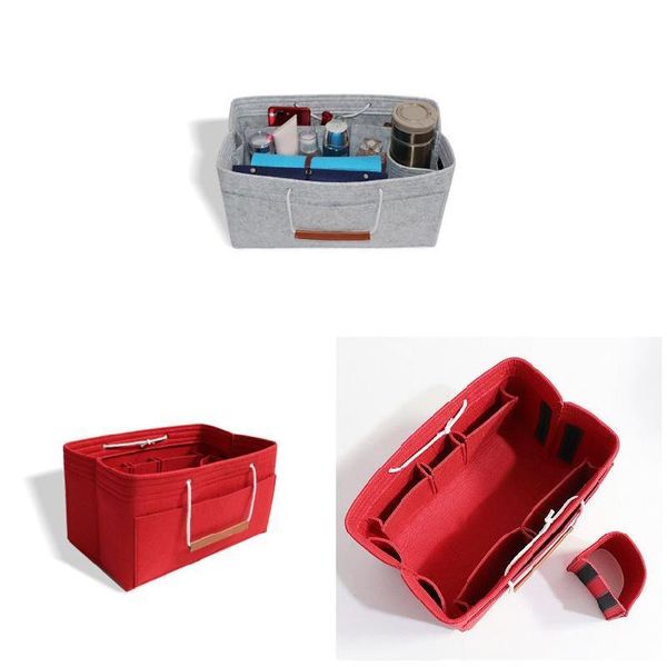 multi-pockets felt handbag organizer purse insert with handles sale-wt cosmetic bags & cases
multi-pockets felt handbag organizer purse insert with handles sale-wt cosmetic bags & cases