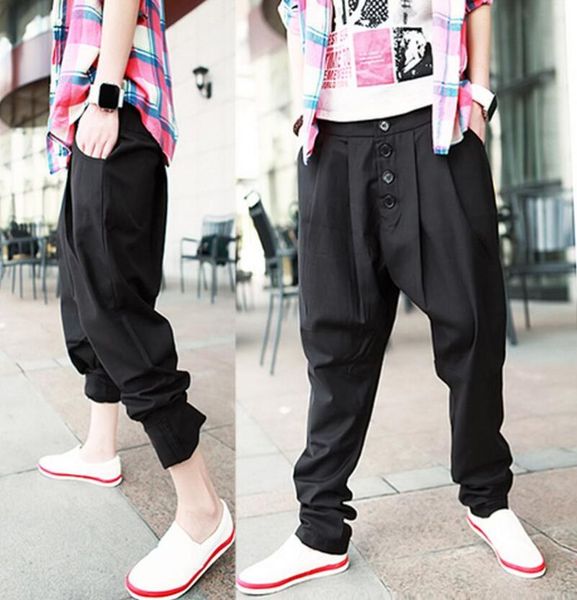 27-44 2021 men's clothing gd hair stylist fashion non-mainstream personality trousers harem pants plus size costumes, Black
27-44 2021 men's clothing gd hair stylist fashion non-mainstream personality trousers harem pants plus size costumes, Black