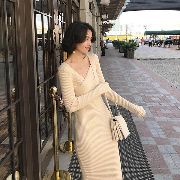 casual dresses style inner look thin and long knitted dress women autumn winter knitting cotton sheath solid, Black;gray
casual dresses style inner look thin and long knitted dress women autumn winter knitting cotton sheath solid, Black;gray