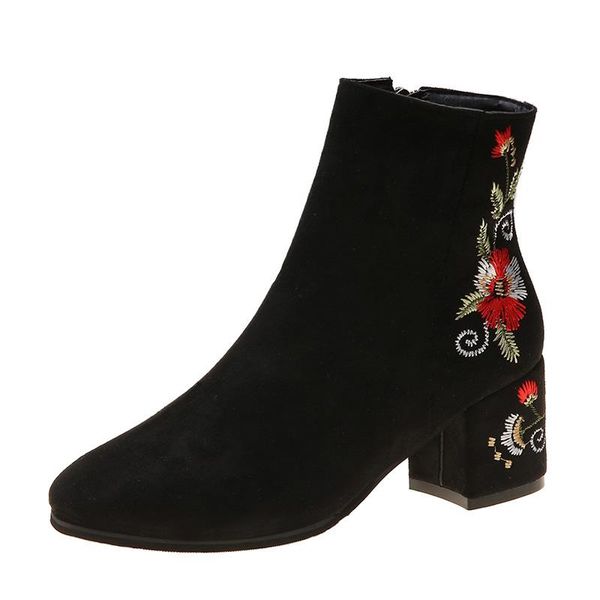 boots ankle for women winter warm plush fashion embroider short boot ladies high heels round toe casual shoes zip mujer erf4, Black
boots ankle for women winter warm plush fashion embroider short boot ladies high heels round toe casual shoes zip mujer erf4, Black