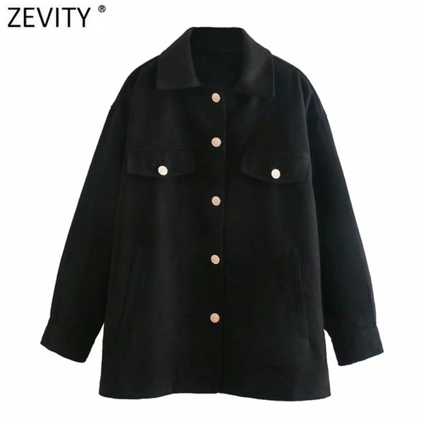spring autumn women fashion pockets patch golden buttons shirt coat female long sleeve casual jacket chic ct636 210420, Black;brown
spring autumn women fashion pockets patch golden buttons shirt coat female long sleeve casual jacket chic ct636 210420, Black;brown