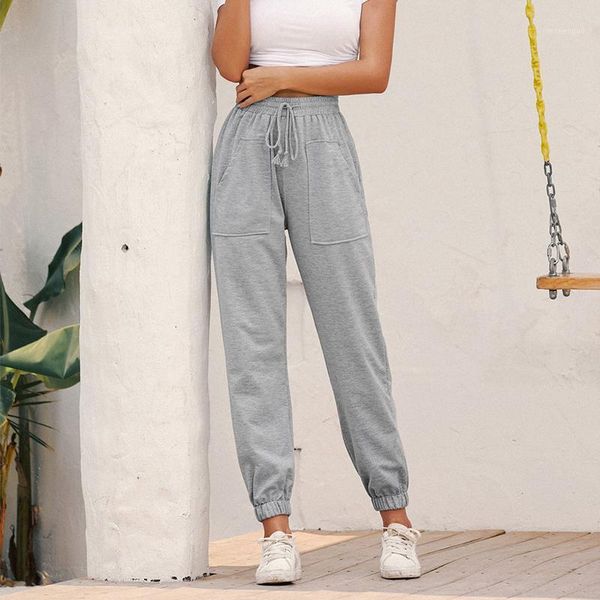 women's pants & capris summer autumn sportswear ins elastic drawstring pocket casual knitting straight leg, Black;white
women's pants & capris summer autumn sportswear ins elastic drawstring pocket casual knitting straight leg, Black;white