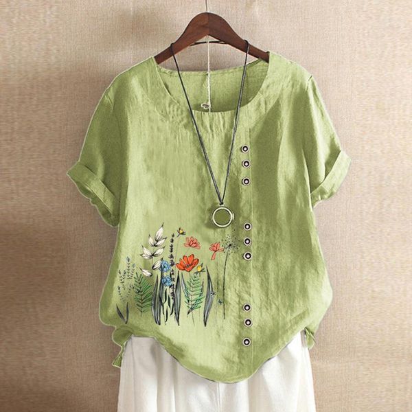 women's blouses & shirts feitong plus size women vintage flowers print o-neck shirt pullover casual buttons womens and streetwear, White
women's blouses & shirts feitong plus size women vintage flowers print o-neck shirt pullover casual buttons womens and streetwear, White