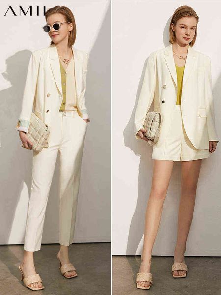 amii minimalism spring summer women suit offical lady lapel solid blazer women causal women suit pants female shorts 12140122 211118, White
amii minimalism spring summer women suit offical lady lapel solid blazer women causal women suit pants female shorts 12140122 211118, White