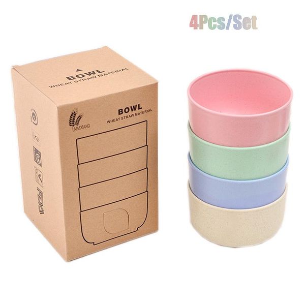 bowls 4pcs/set wheat straw bowl grade rice container environmental protection household salad noodle tableware
bowls 4pcs/set wheat straw bowl grade rice container environmental protection household salad noodle tableware