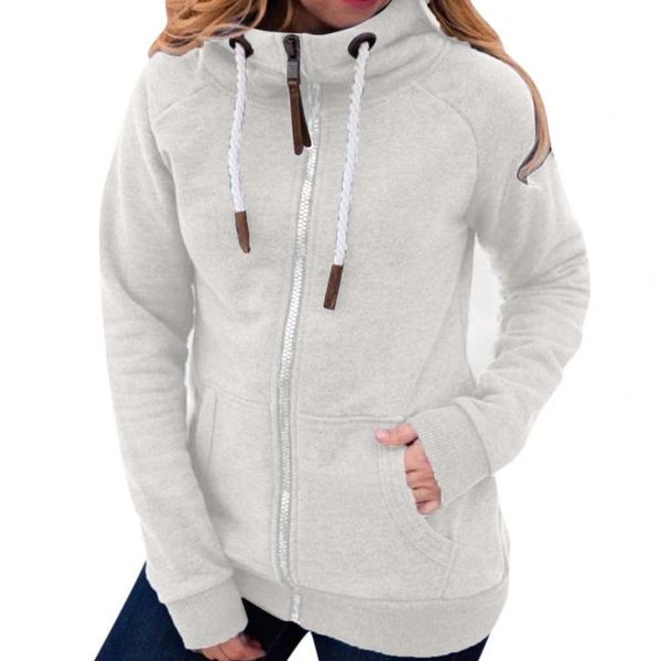 women's hoodies & sweatshirts long sleeve hooded women coat autumn winter drawstring pockets turtleneck sweatshirt female clothing, Black
women's hoodies & sweatshirts long sleeve hooded women coat autumn winter drawstring pockets turtleneck sweatshirt female clothing, Black