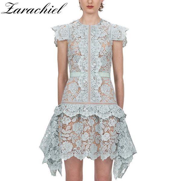 runway summer mini dress women sweet butterfly sleeve o-neck lace embroidered hollow out slim irregular ruffles dresses 210416, Black;gray
runway summer mini dress women sweet butterfly sleeve o-neck lace embroidered hollow out slim irregular ruffles dresses 210416, Black;gray