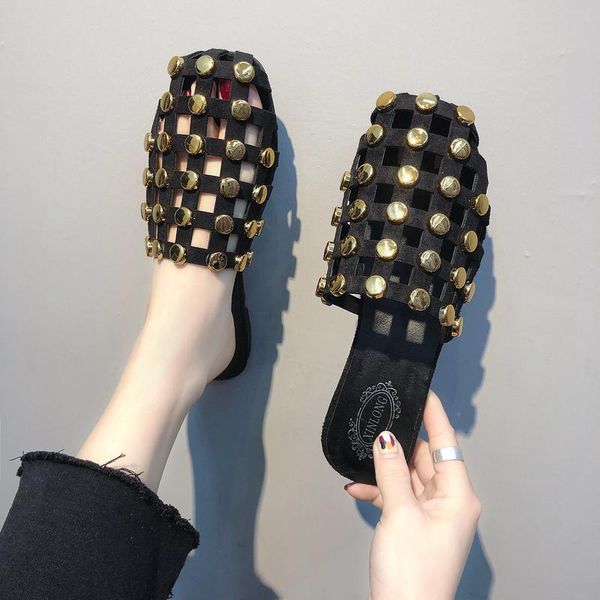 slippers women's wear cool in 2021 summer, Black