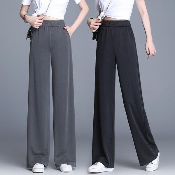 women's pants & capris plus size casual women trousers summer fashion high waist wide leg elastic female extra large -5xl, Black;white
women's pants & capris plus size casual women trousers summer fashion high waist wide leg elastic female extra large -5xl, Black;white