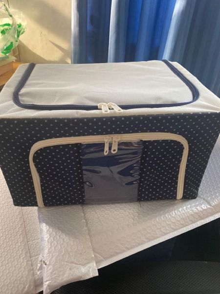 oxford cloth storage box foldable dirty clothes transparent collection moisture-proof quilt bag with zipper clothing & wardrobe
oxford cloth storage box foldable dirty clothes transparent collection moisture-proof quilt bag with zipper clothing & wardrobe