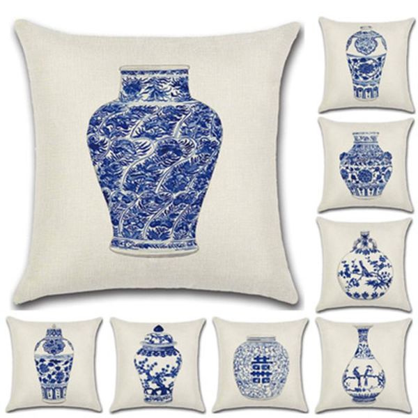 cushion/decorative pillow sbb chinese style cushion covers blue and white porcelain printed throw pillows cases home sofa car seat decor ele
cushion/decorative pillow sbb chinese style cushion covers blue and white porcelain printed throw pillows cases home sofa car seat decor ele