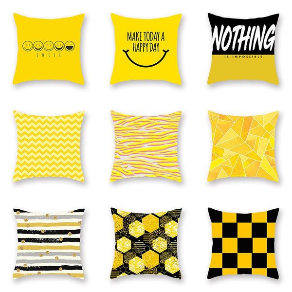 cushion/decorative pillow yellow geometric cushion cover for sofa car office case letter print home decor throw 45x45cm
cushion/decorative pillow yellow geometric cushion cover for sofa car office case letter print home decor throw 45x45cm