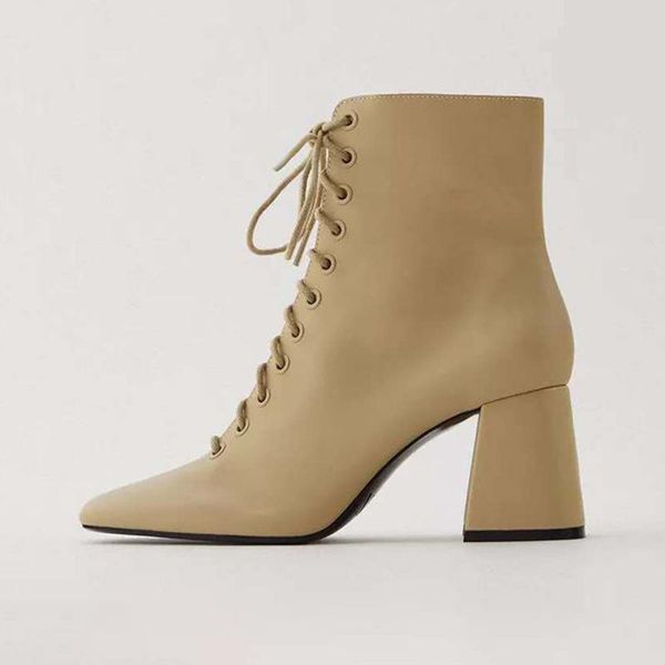 boots fashion women shoes autumn camel brown lace up with side zipeprs leather high heel chunky ankle for, Black
boots fashion women shoes autumn camel brown lace up with side zipeprs leather high heel chunky ankle for, Black