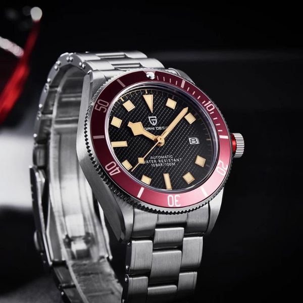 wristwatches pagani design automatic men's mechanical wristwatch 100m waterproof fashion stainless steel strap sapphire luxury man watc, Slivery;brown
wristwatches pagani design automatic men's mechanical wristwatch 100m waterproof fashion stainless steel strap sapphire luxury man watc, Slivery;brown