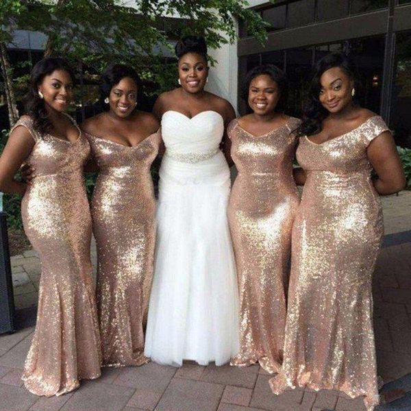 bridesmaid dress sparkly rose gold sequins mermaid dresses long african plus size wedding party gowns custom made, White;pink
bridesmaid dress sparkly rose gold sequins mermaid dresses long african plus size wedding party gowns custom made, White;pink