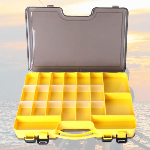 portable fishing tool tackle case lure hook baits storage container bait organizer for outdoor (yellow) accessories
portable fishing tool tackle case lure hook baits storage container bait organizer for outdoor (yellow) accessories