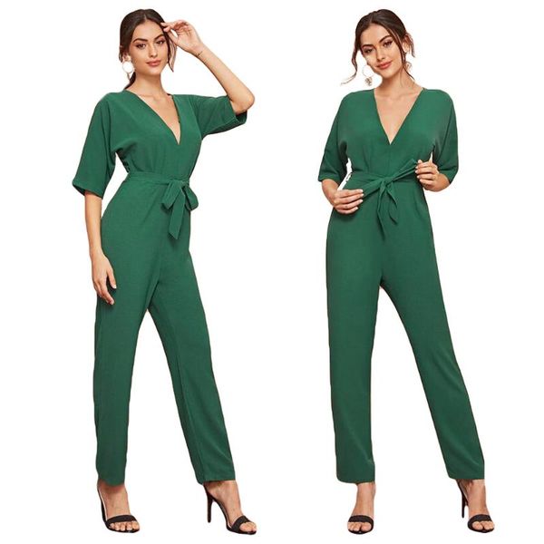 women's jumpsuits & rompers 2021 women ladies clubwear summer half sleeve playsuit long pant bodycon solid v neck party bodysuit jumpsu, Black;white
women's jumpsuits & rompers 2021 women ladies clubwear summer half sleeve playsuit long pant bodycon solid v neck party bodysuit jumpsu, Black;white