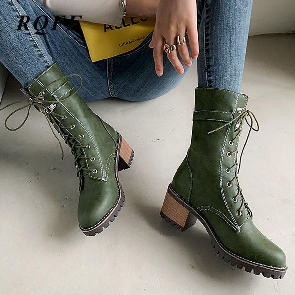 boots autumn winter ankle women plus big size boot fashion platform block high heels shoes woman green brown black yellow 10
boots autumn winter ankle women plus big size boot fashion platform block high heels shoes woman green brown black yellow 10