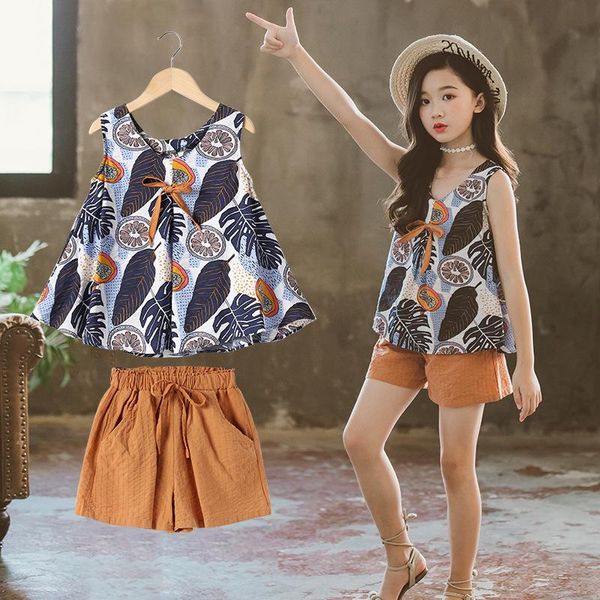 clothing sets arrival kids clothes set summer fashion children flower print and solid color shorts teenage sleeveless outfit 8 12yrs, White
clothing sets arrival kids clothes set summer fashion children flower print and solid color shorts teenage sleeveless outfit 8 12yrs, White