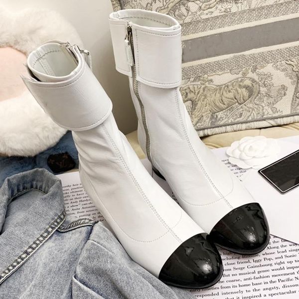 boots 2021 winter woman square heels ankle zipper shoes women concise ladies fashion leather patchwork, Black
boots 2021 winter woman square heels ankle zipper shoes women concise ladies fashion leather patchwork, Black